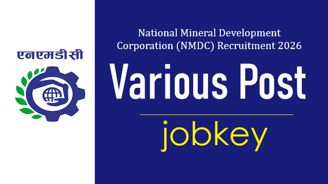 NMDC Various Post Online Form 2026-jobkey